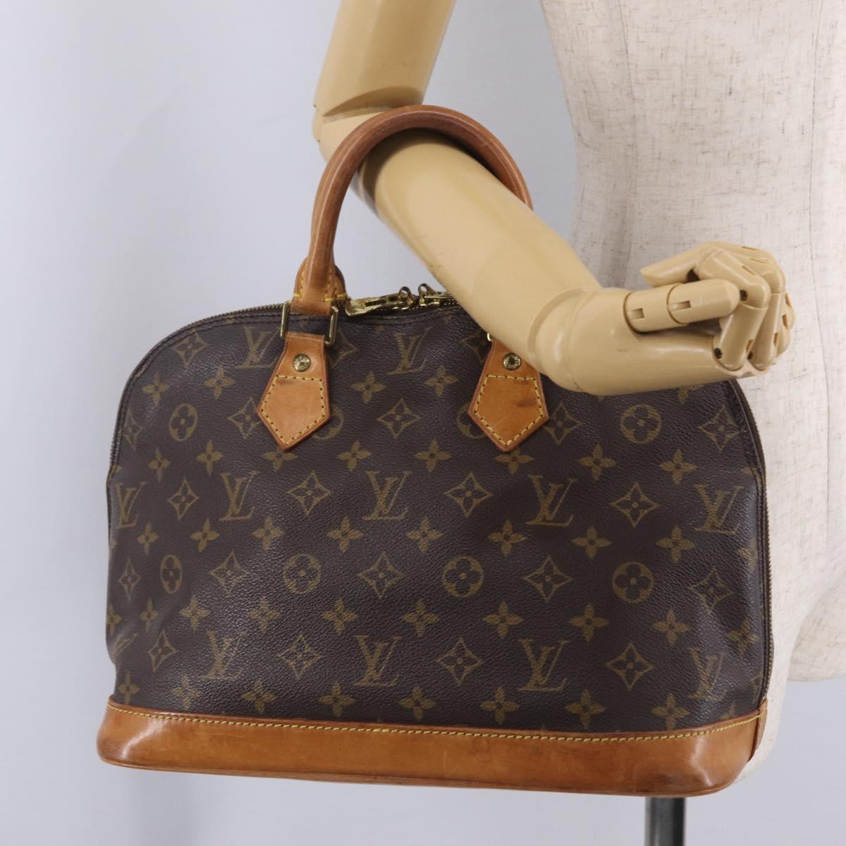 LOUIS VUITTON Monogram Alma Hand Bag M51130 LV Auth ep16824
