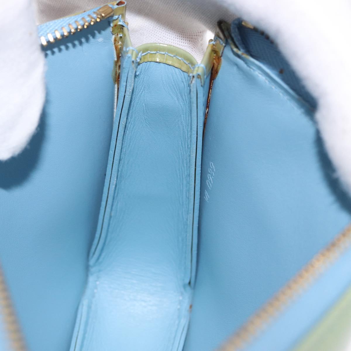 LOUIS VUITTON Monogram Vernis Lexington Pouch Baby Blue M91011 LV Auth ep16827A