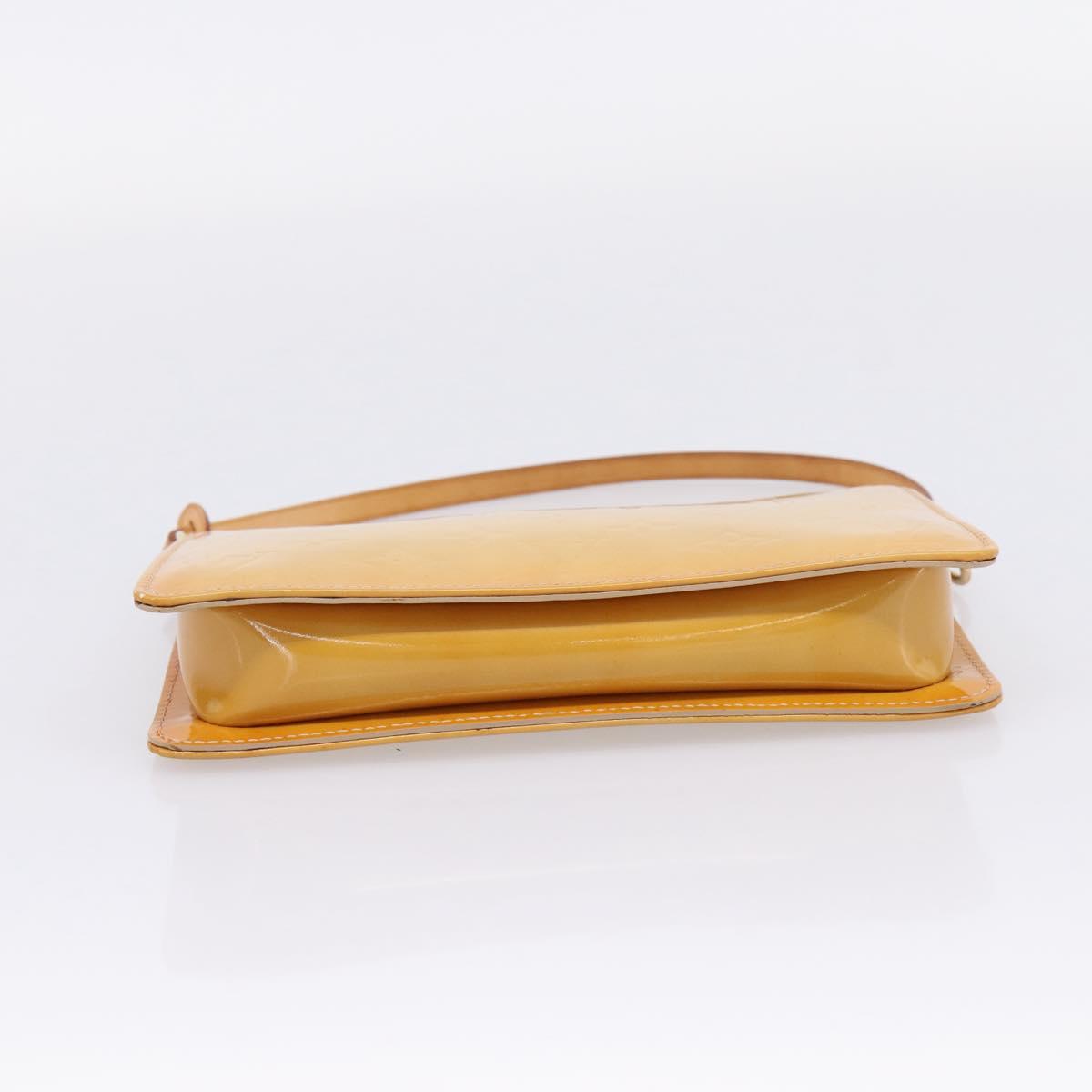 LOUIS VUITTON Monogram Vernis Lexington Pouch Beige M91010 LV Auth ep16828A