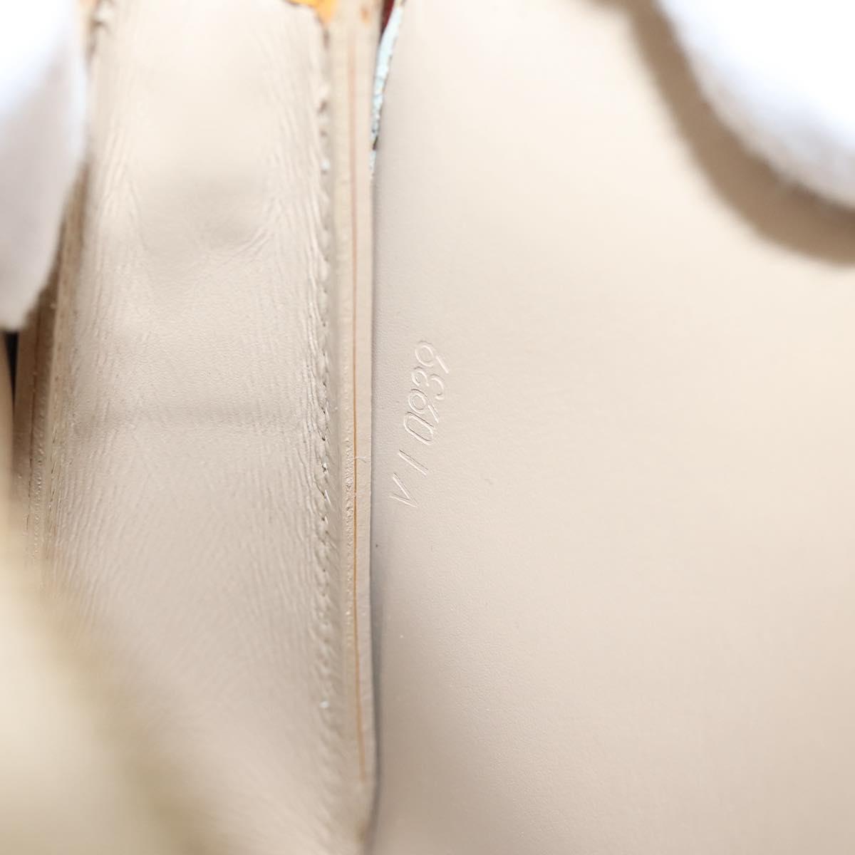 LOUIS VUITTON Monogram Vernis Lexington Pouch Beige M91010 LV Auth ep16828A