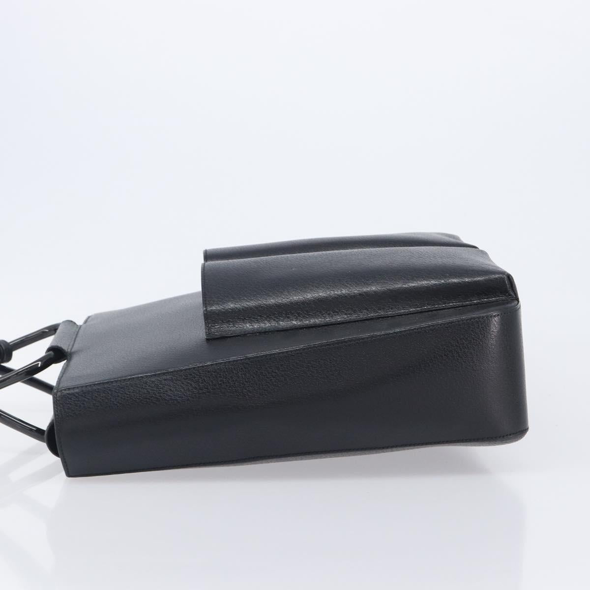 GUCCI Hand Bag Leather Black 002 1118 0462 Auth ep16869