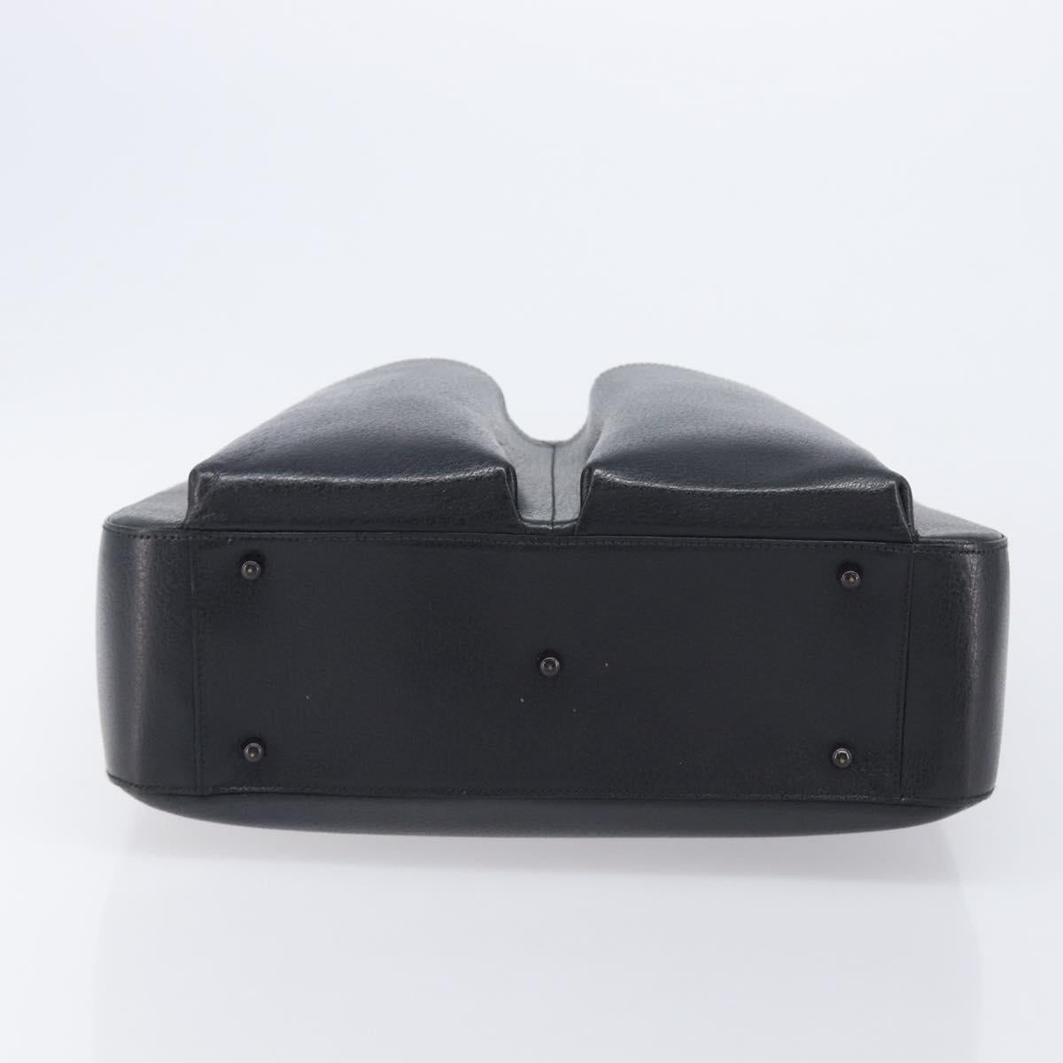 GUCCI Hand Bag Leather Black 002 1118 0462 Auth ep16869