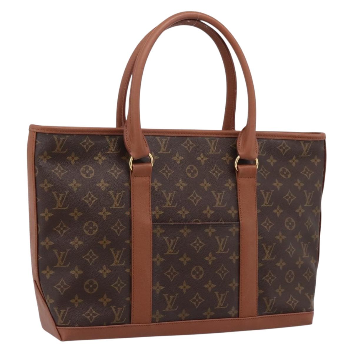 LOUIS VUITTON Monogram Sack Weekend PM Hand Bag M42425 LV Auth ep16873A