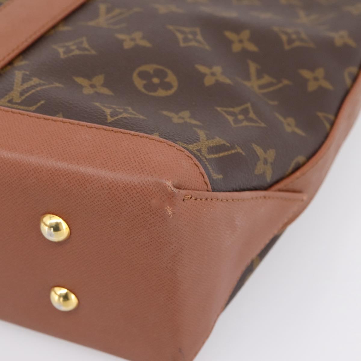 LOUIS VUITTON Monogram Sack Weekend PM Hand Bag M42425 LV Auth ep16873A