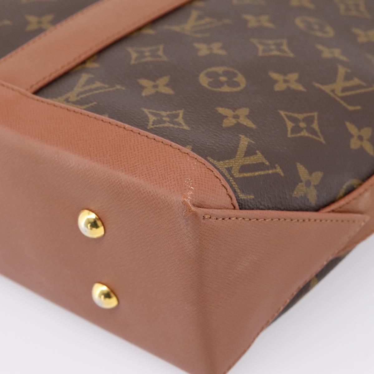 LOUIS VUITTON Monogram Sack Weekend PM Hand Bag M42425 LV Auth ep16873A