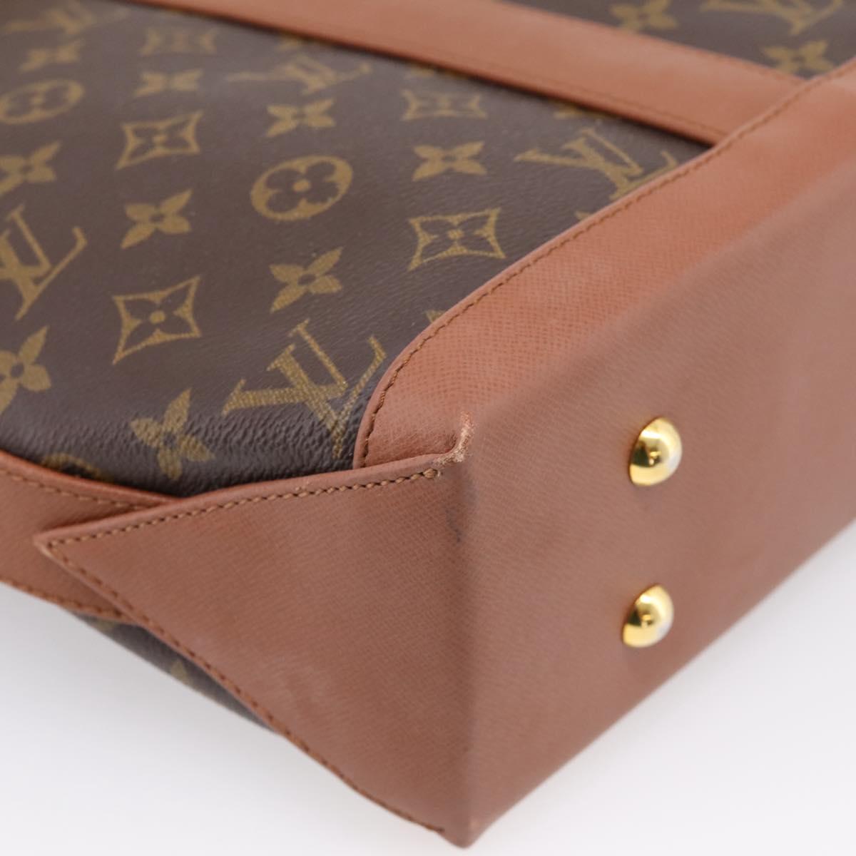 LOUIS VUITTON Monogram Sack Weekend PM Hand Bag M42425 LV Auth ep16873A