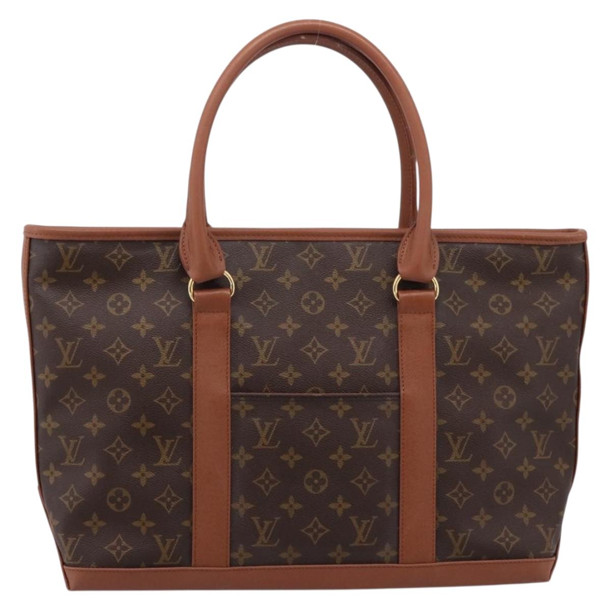 LOUIS VUITTON Monogram Sack Weekend PM Hand Bag M42425 LV Auth ep16873A