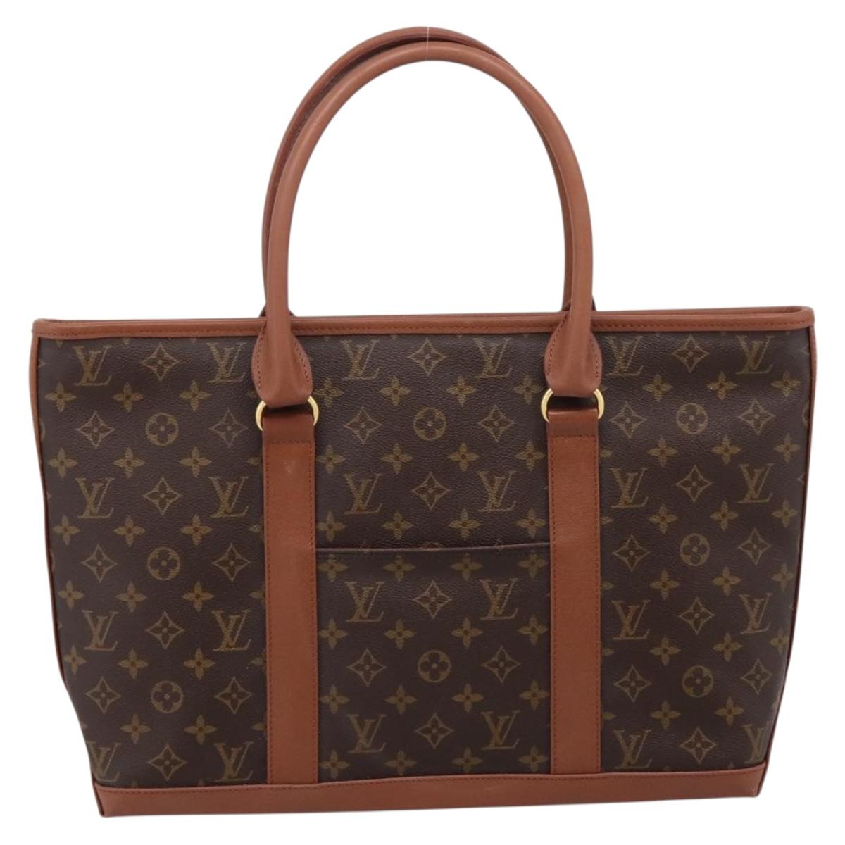 LOUIS VUITTON Monogram Sack Weekend PM Hand Bag M42425 LV Auth ep16873A