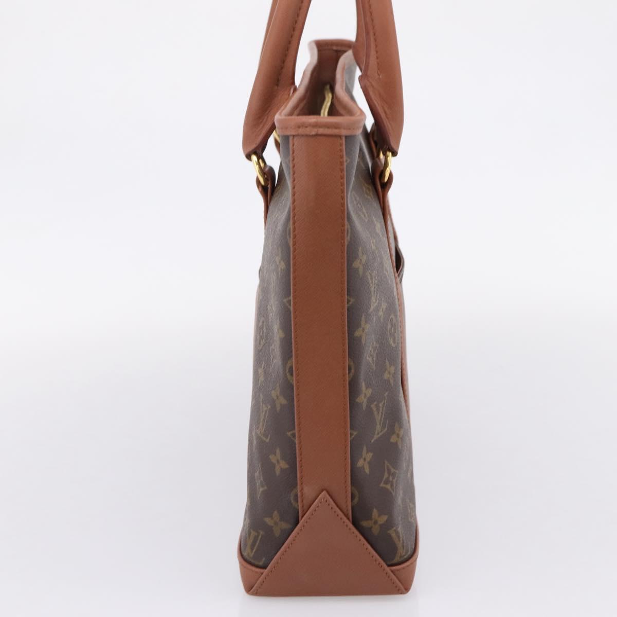 LOUIS VUITTON Monogram Sack Weekend PM Hand Bag M42425 LV Auth ep16873A