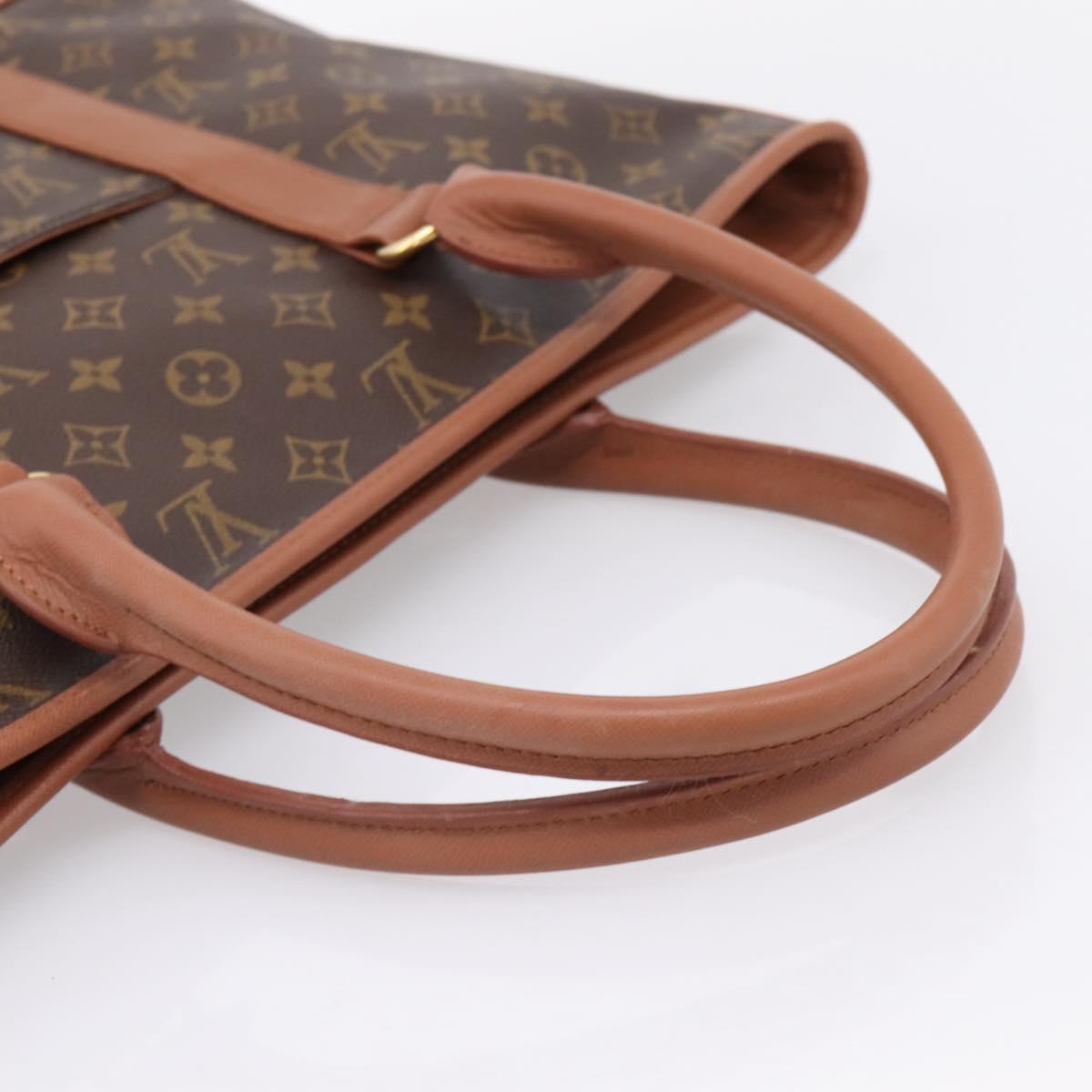 LOUIS VUITTON Monogram Sack Weekend PM Hand Bag M42425 LV Auth ep16873A