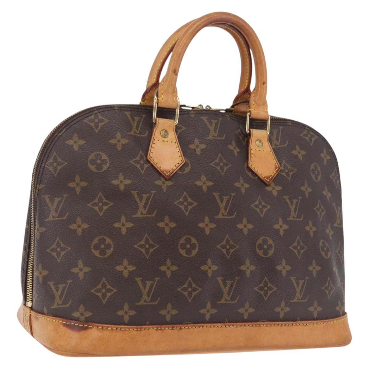 LOUIS VUITTON Monogram Alma Hand Bag M51130 LV Auth ep16884A
