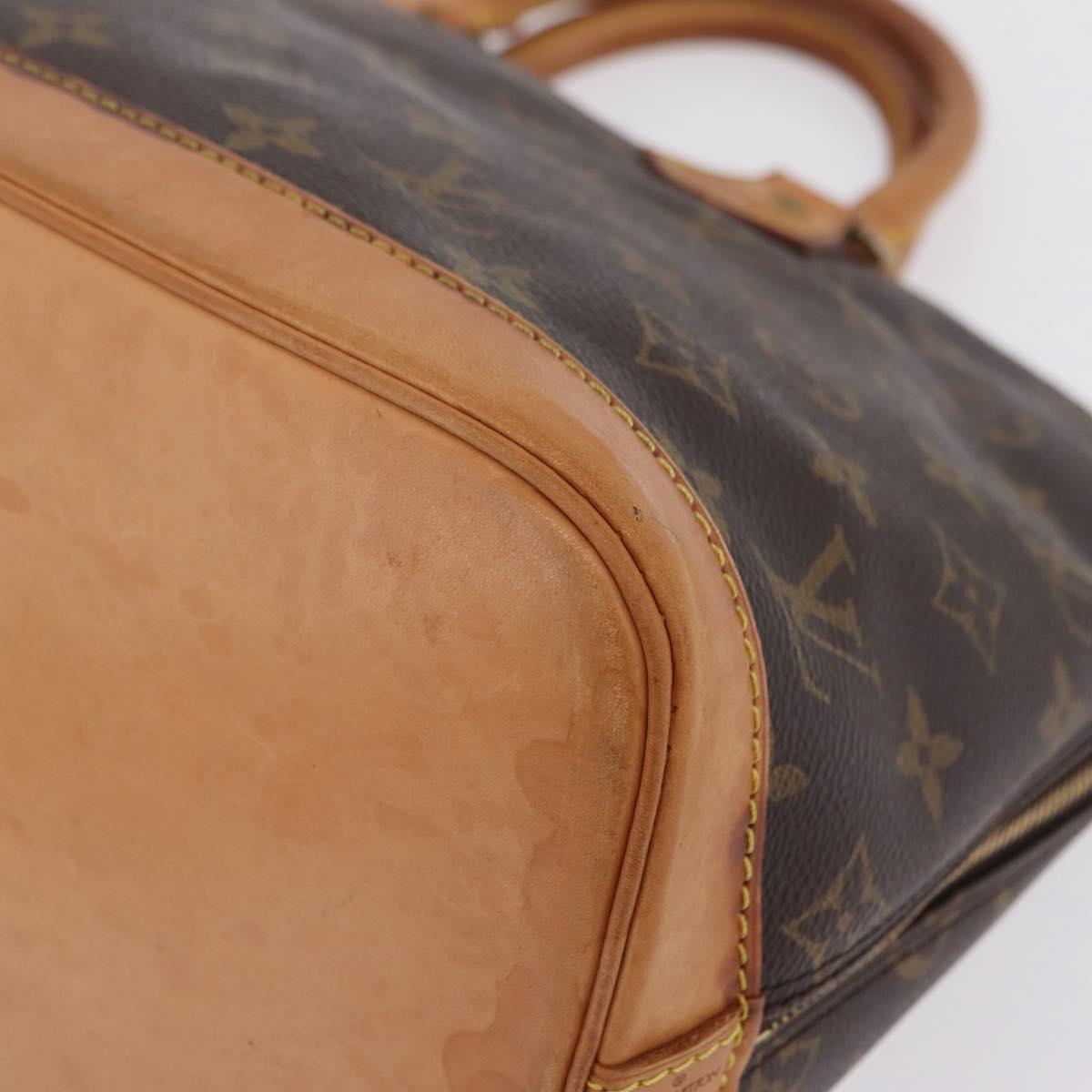 LOUIS VUITTON Monogram Alma Hand Bag M51130 LV Auth ep16884A