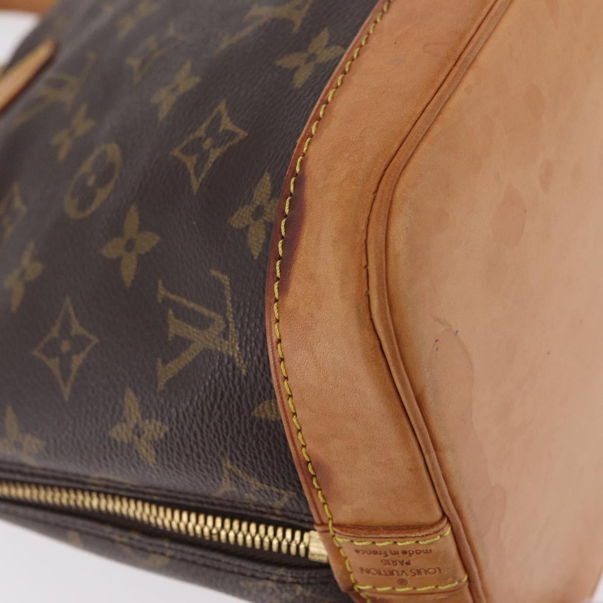 LOUIS VUITTON Monogram Alma Hand Bag M51130 LV Auth ep16884A