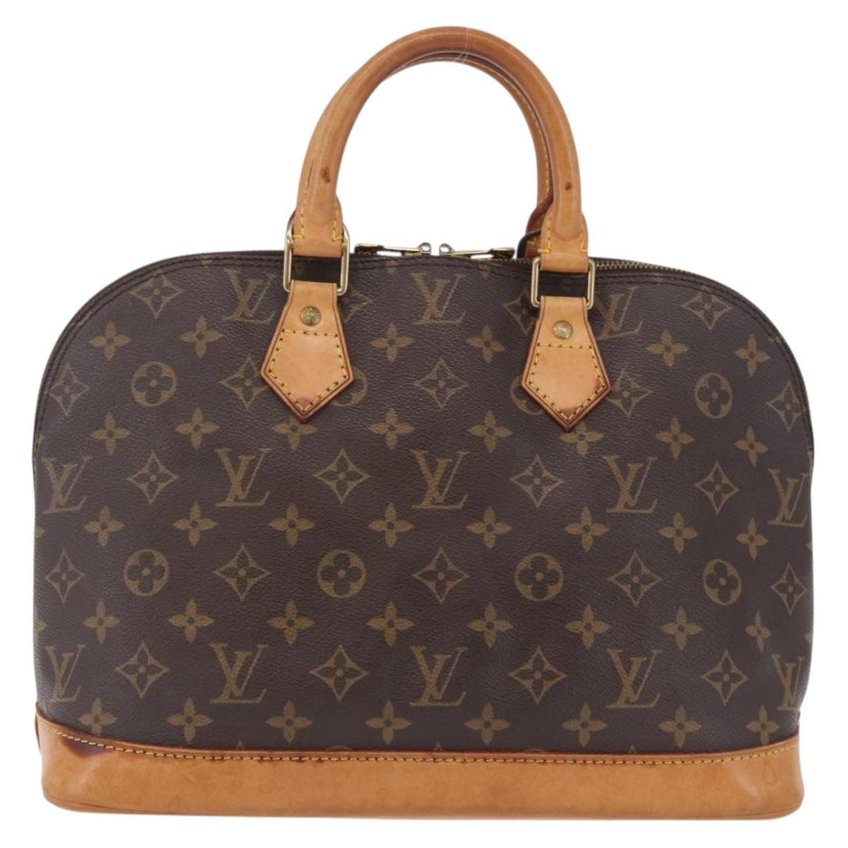 LOUIS VUITTON Monogram Alma Hand Bag M51130 LV Auth ep16884A