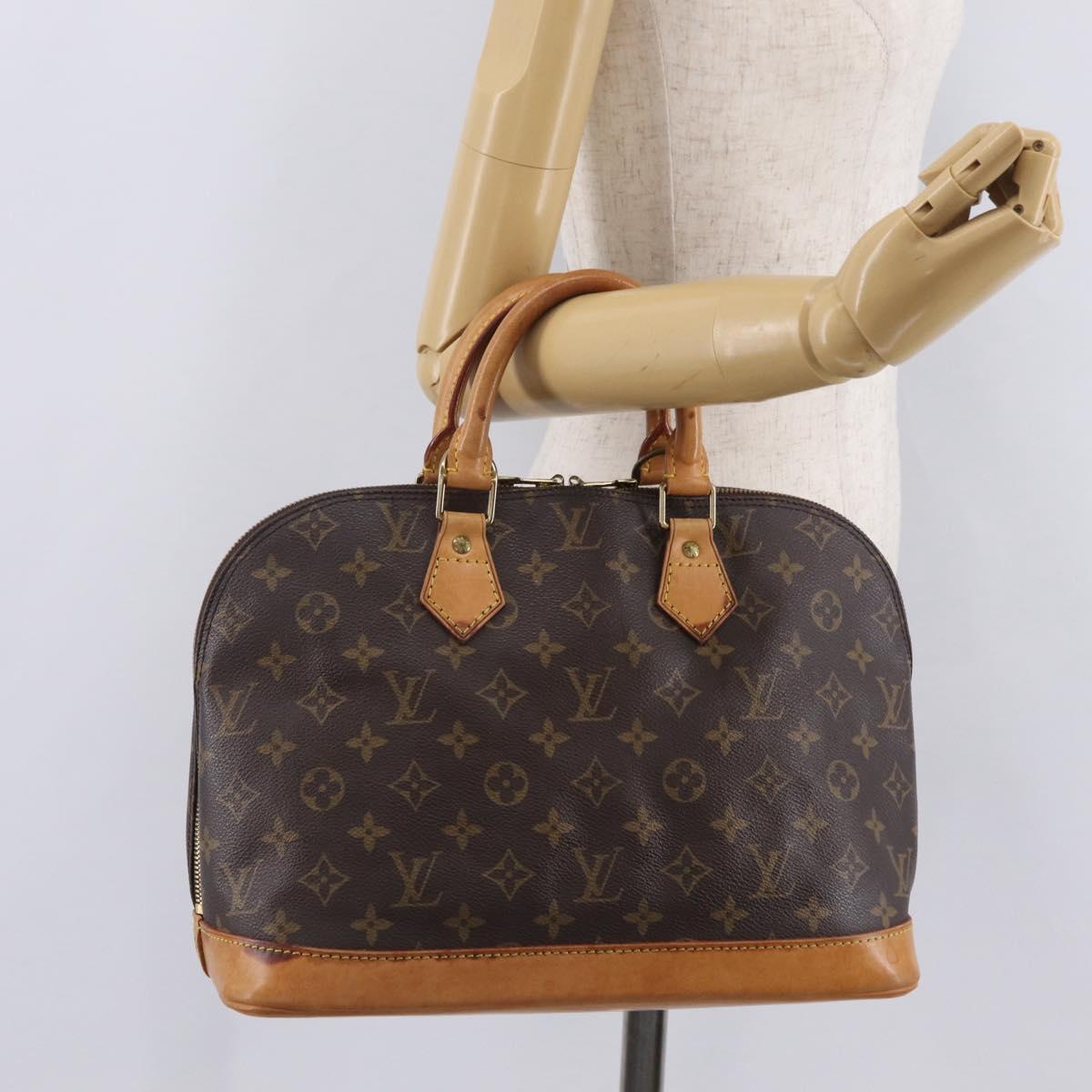 LOUIS VUITTON Monogram Alma Hand Bag M51130 LV Auth ep16884A
