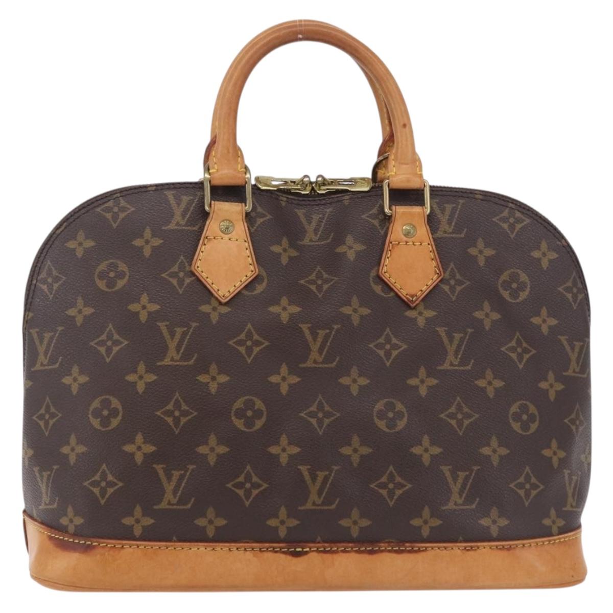 LOUIS VUITTON Monogram Alma Hand Bag M51130 LV Auth ep16884A