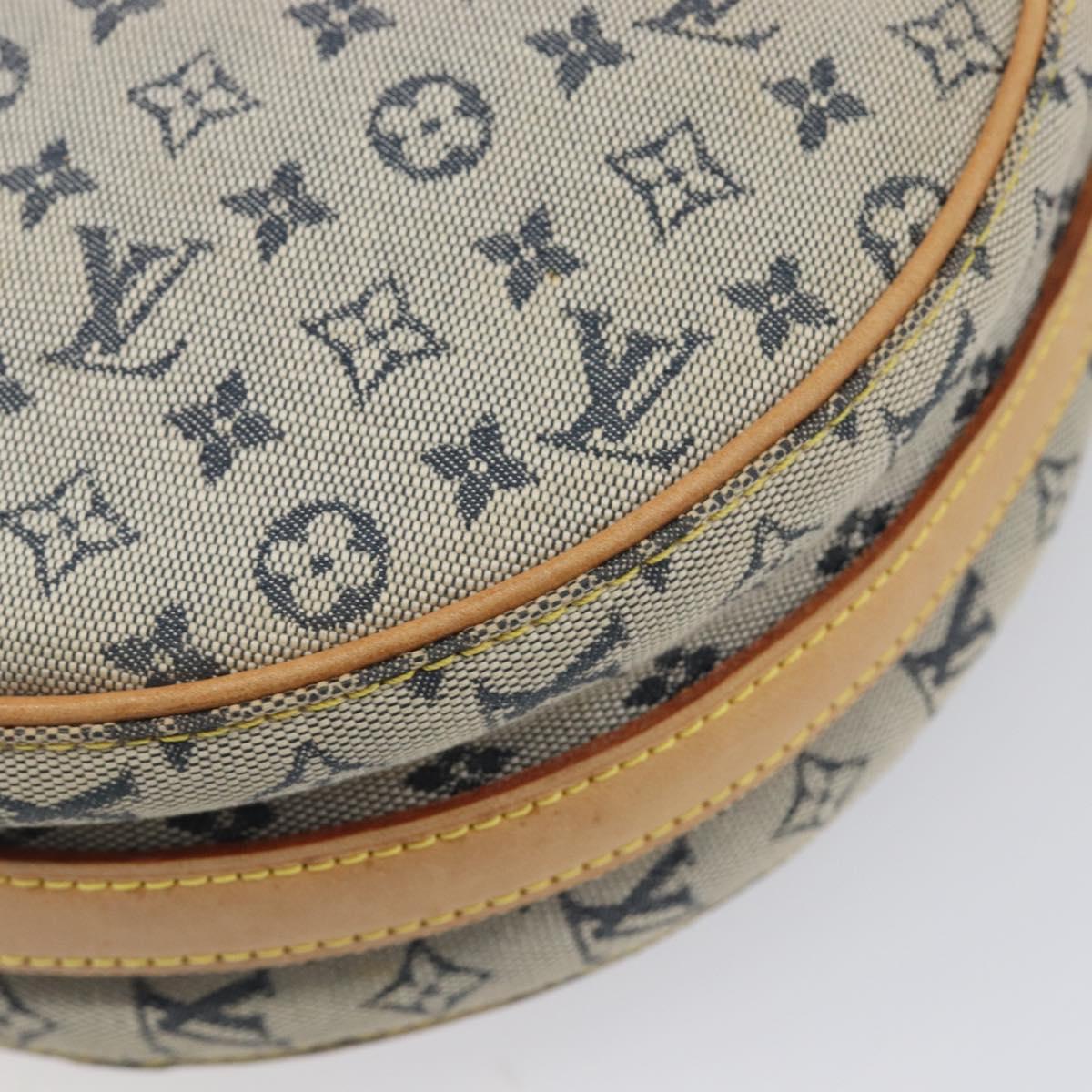 LOUIS VUITTON Monogram Mini Jeanne GM Shoulder Bag Blue M92000 LV Auth ep16901