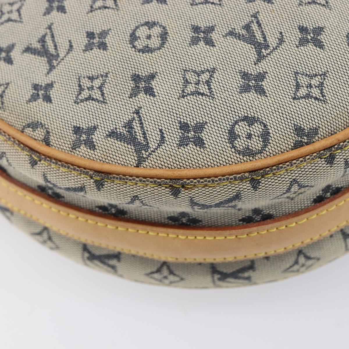 LOUIS VUITTON Monogram Mini Jeanne GM Shoulder Bag Blue M92000 LV Auth ep16901