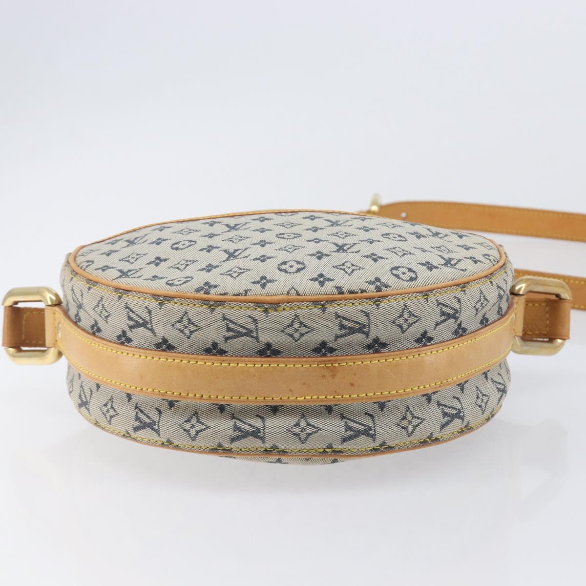 LOUIS VUITTON Monogram Mini Jeanne GM Shoulder Bag Blue M92000 LV Auth ep16901