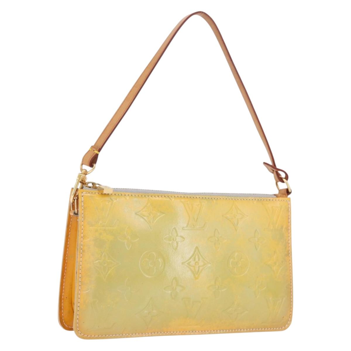 LOUIS VUITTON Monogram Vernis Lexington Pouch Gris M91056 LV Auth ep16904