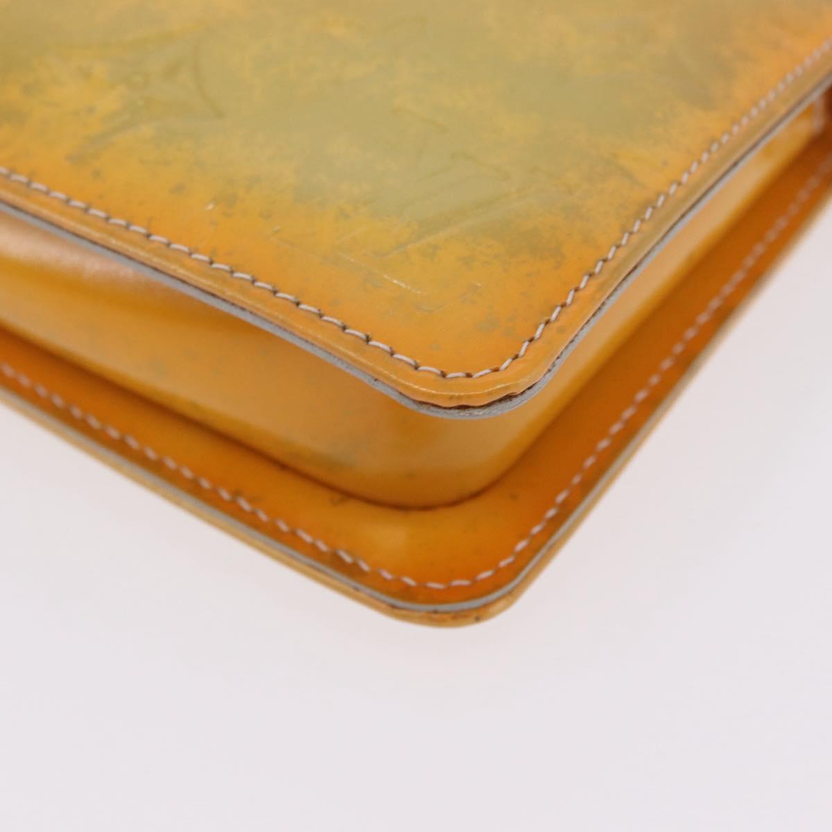 LOUIS VUITTON Monogram Vernis Lexington Pouch Gris M91056 LV Auth ep16904