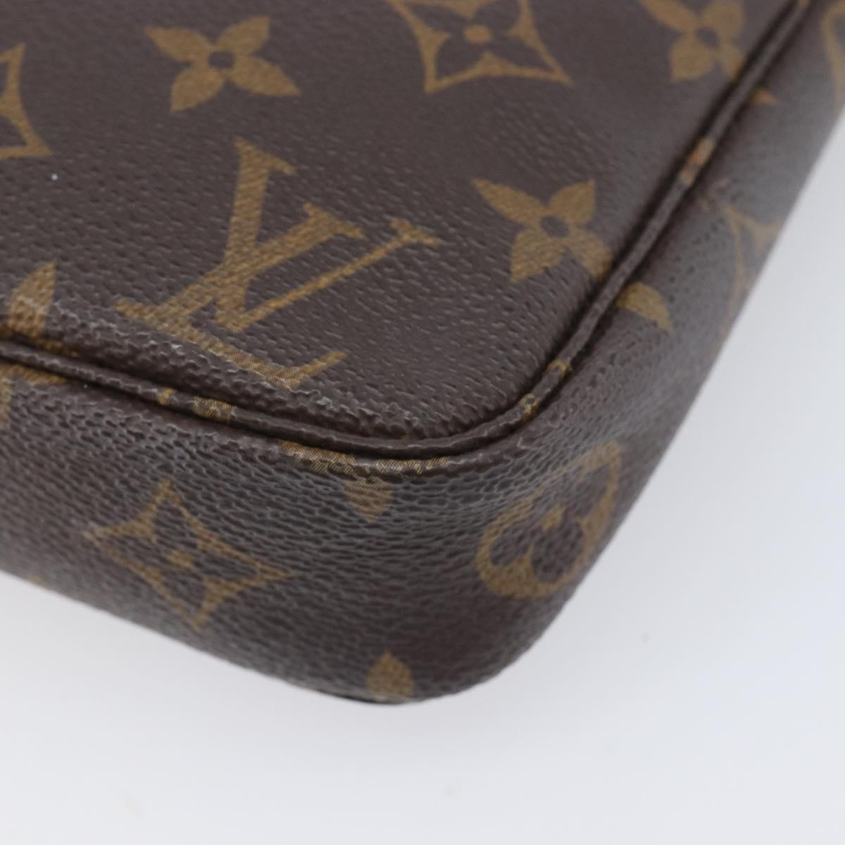 LOUIS VUITTON Monogram Mini Pochette Accessoires Pouch N41667 LV Auth ep16907