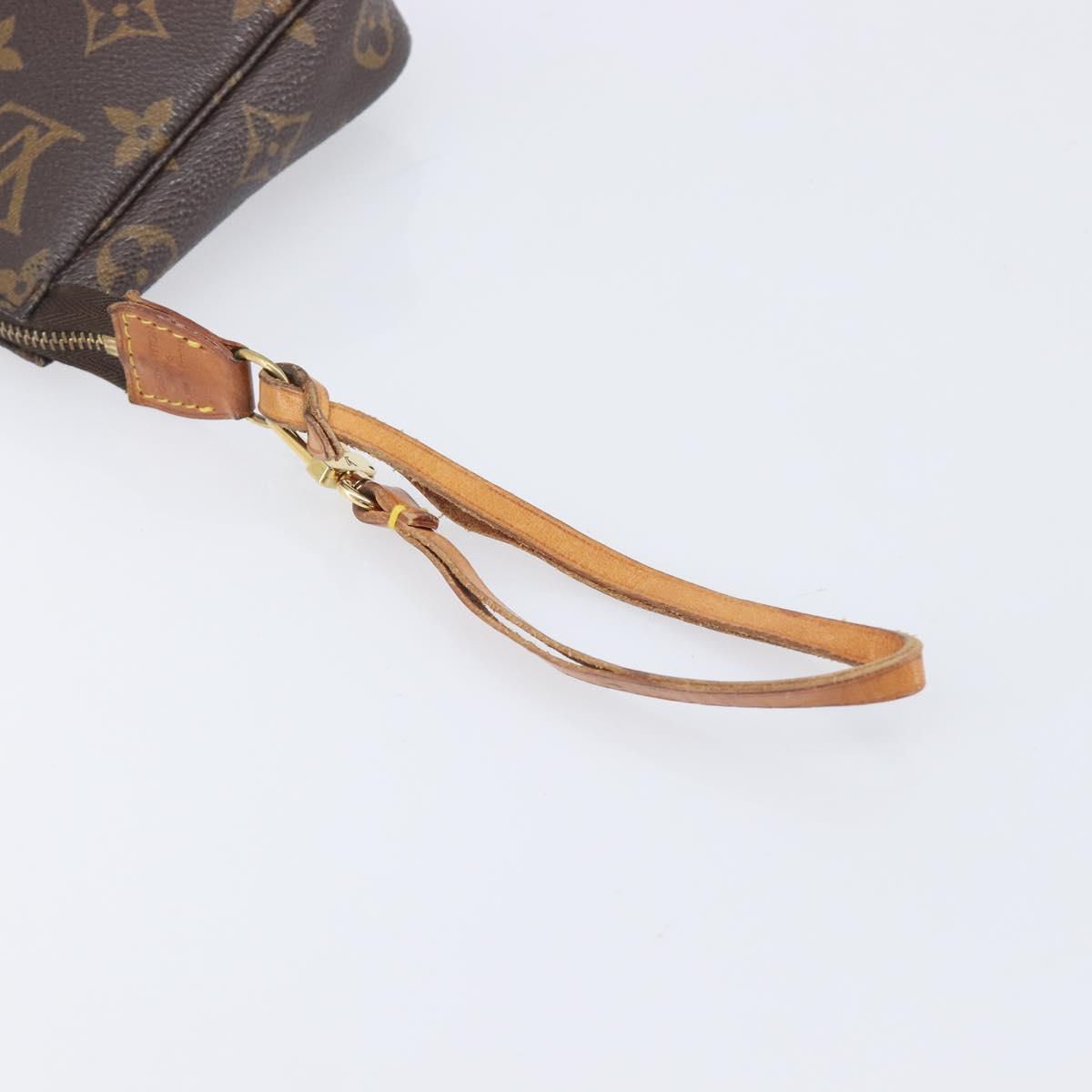 LOUIS VUITTON Monogram Mini Pochette Accessoires Pouch N41667 LV Auth ep16907