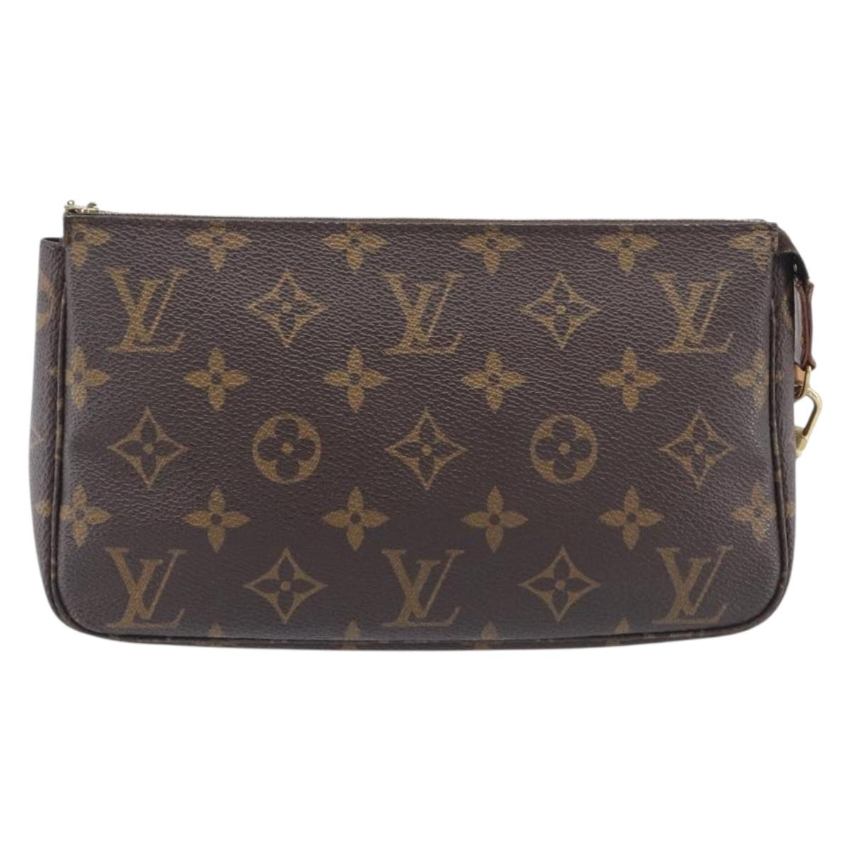 LOUIS VUITTON Monogram Mini Pochette Accessoires Pouch N41667 LV Auth ep16907