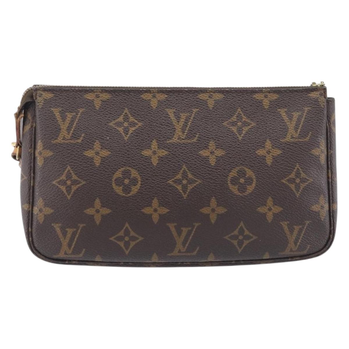 LOUIS VUITTON Monogram Mini Pochette Accessoires Pouch N41667 LV Auth ep16907