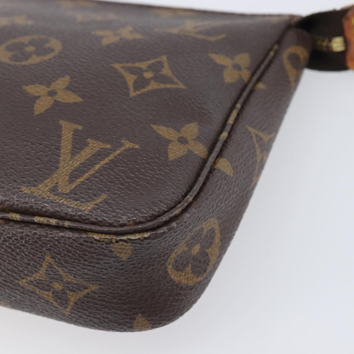 LOUIS VUITTON Monogram Mini Pochette Accessoires Pouch N41667 LV Auth ep16907