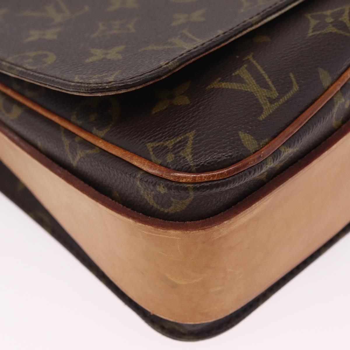 LOUIS VUITTON Monogram Cartouchiere GM Shoulder Bag M51252 LV Auth ep16925
