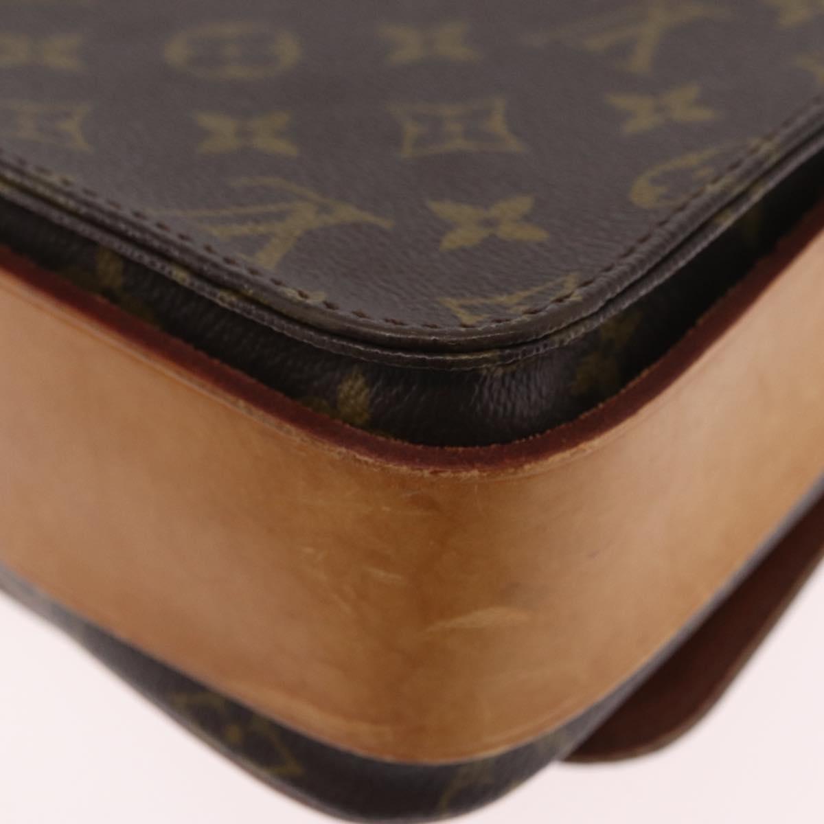 LOUIS VUITTON Monogram Cartouchiere GM Shoulder Bag M51252 LV Auth ep16925