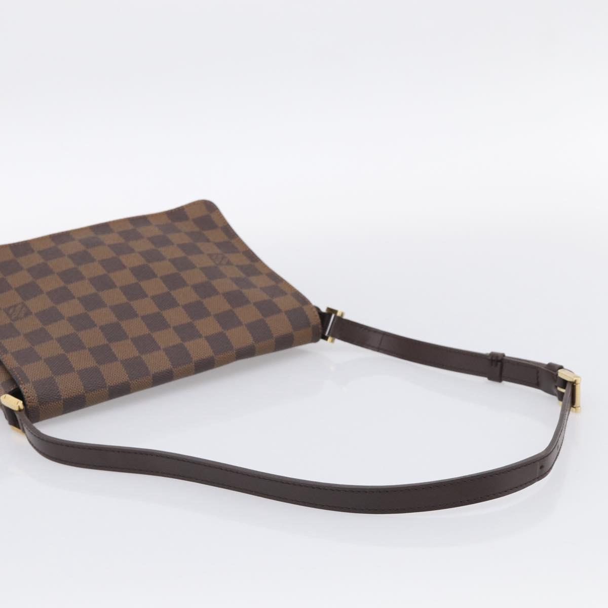 LOUIS VUITTON Damier Ebene Musette Tango Short Shoulder Bag N51255 Auth ep16930V