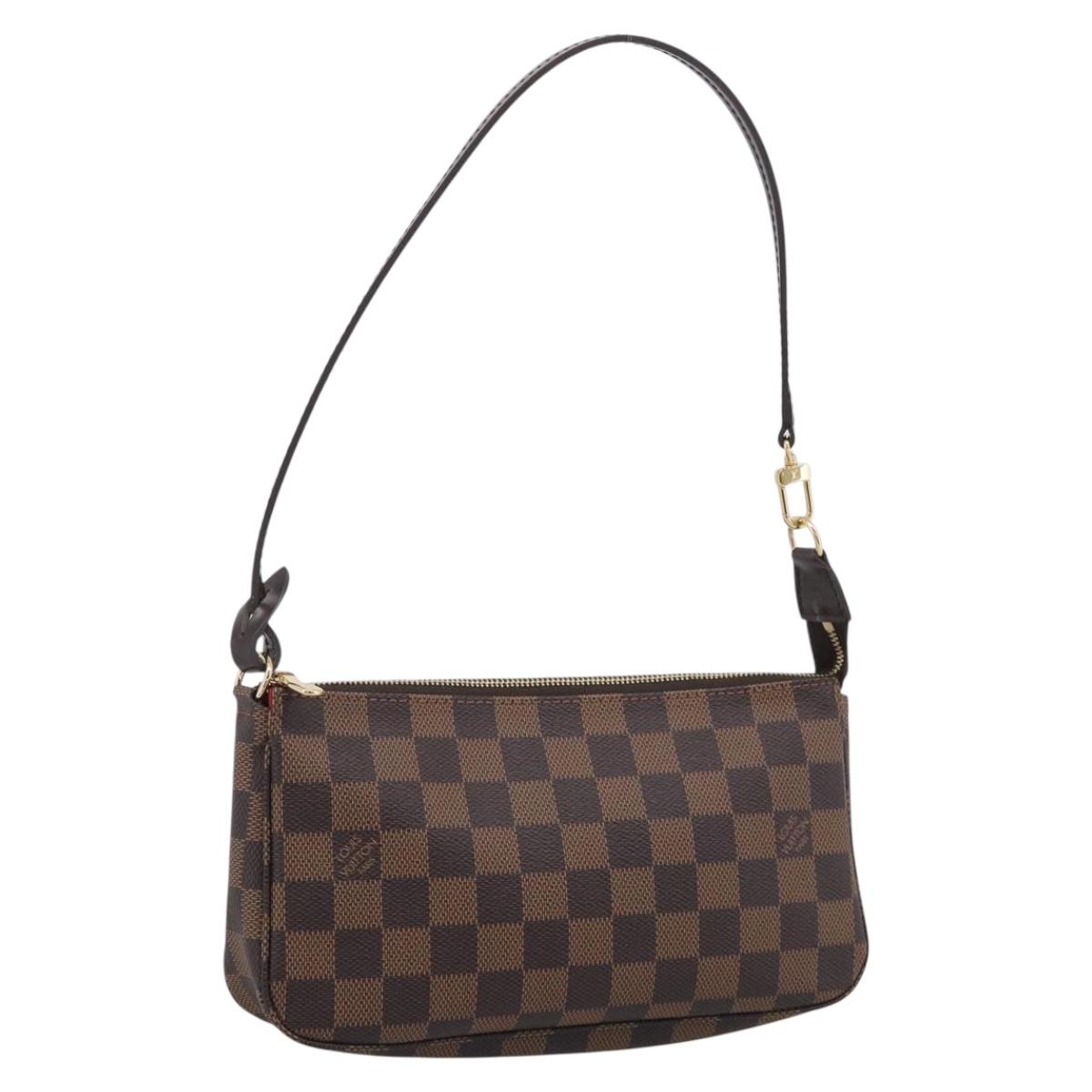 LOUIS VUITTON Damier Ebene Pochette Accessoires Pouch N41206 LV Auth ep16931V