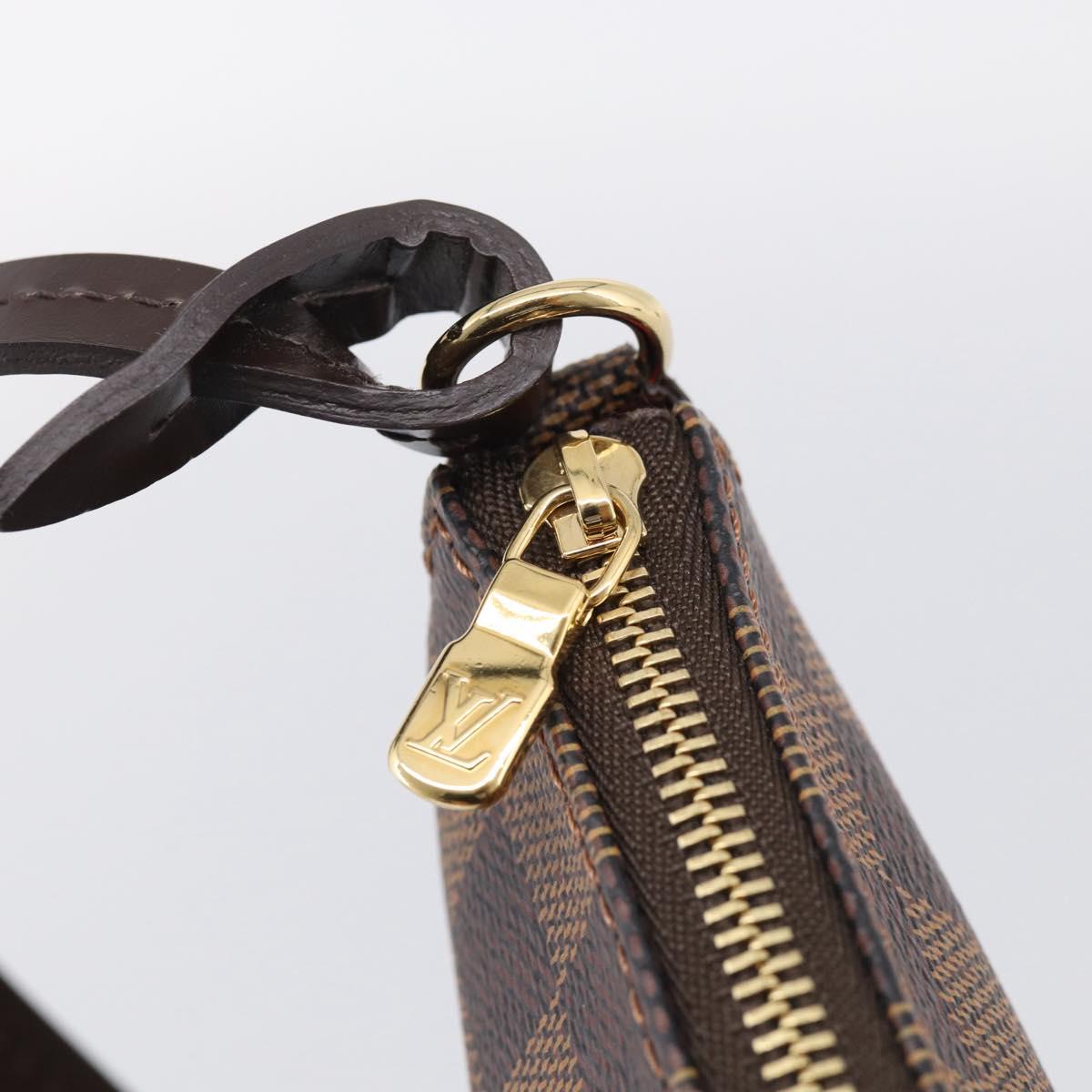 LOUIS VUITTON Damier Ebene Pochette Accessoires Pouch N41206 LV Auth ep16931V