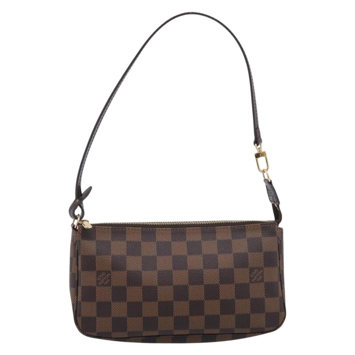 LOUIS VUITTON Damier Ebene Pochette Accessoires Pouch N41206 LV Auth ep16931V