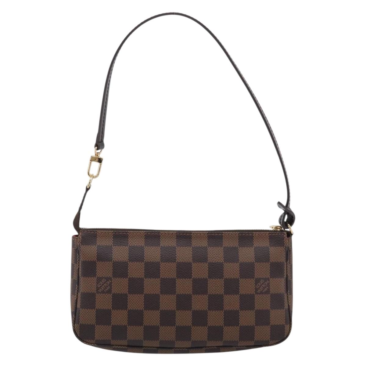 LOUIS VUITTON Damier Ebene Pochette Accessoires Pouch N41206 LV Auth ep16931V