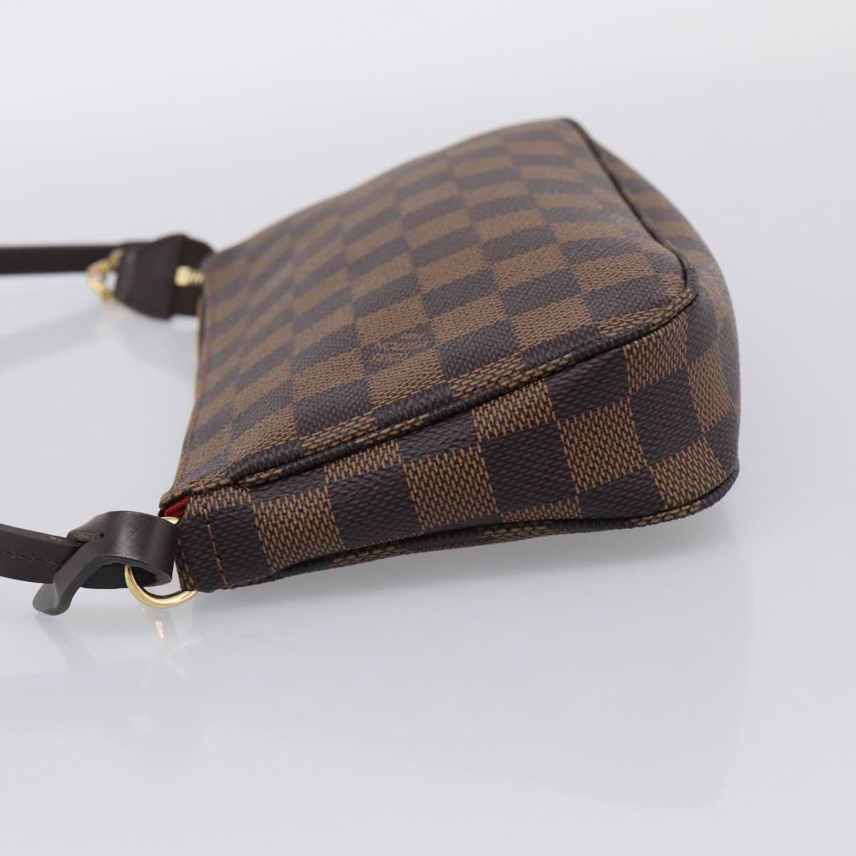 LOUIS VUITTON Damier Ebene Pochette Accessoires Pouch N41206 LV Auth ep16931V