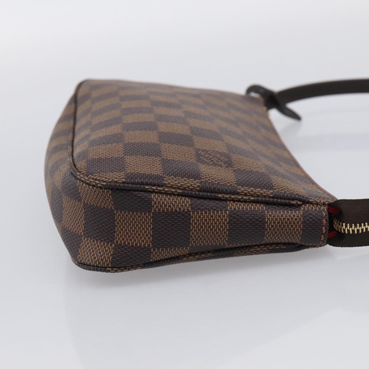 LOUIS VUITTON Damier Ebene Pochette Accessoires Pouch N41206 LV Auth ep16931V