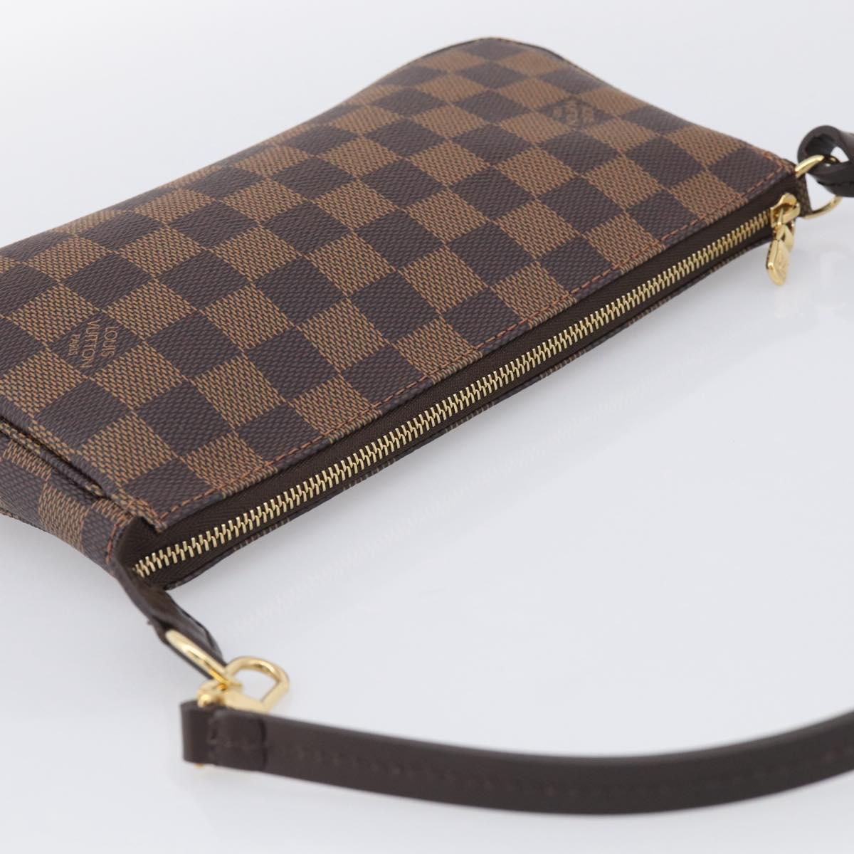 LOUIS VUITTON Damier Ebene Pochette Accessoires Pouch N41206 LV Auth ep16931V