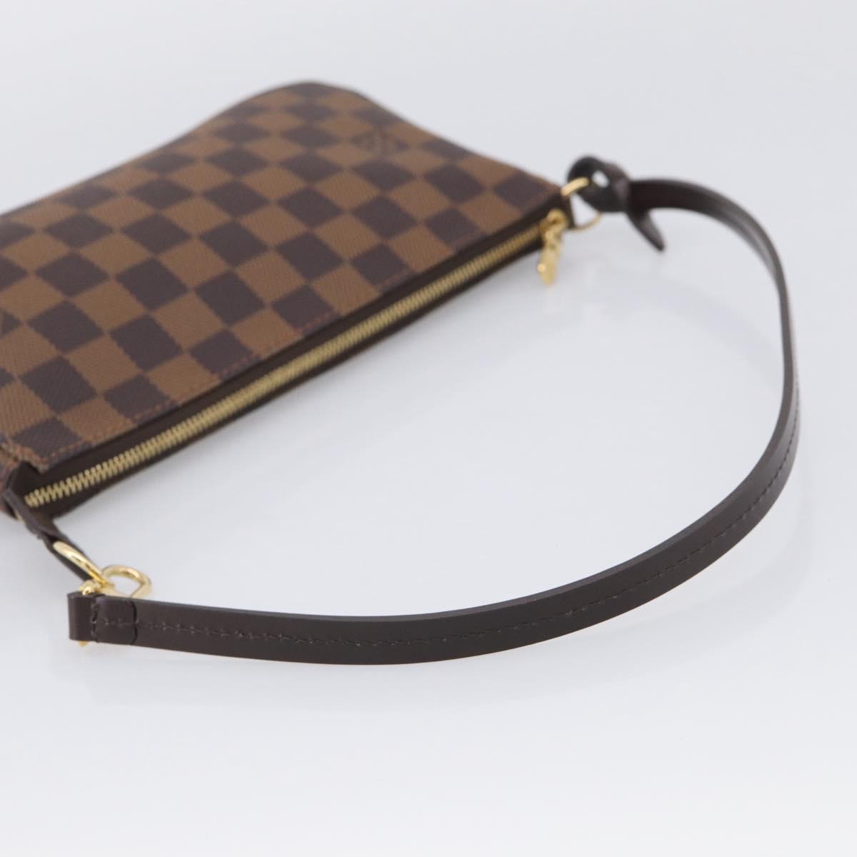 LOUIS VUITTON Damier Ebene Pochette Accessoires Pouch N41206 LV Auth ep16931V