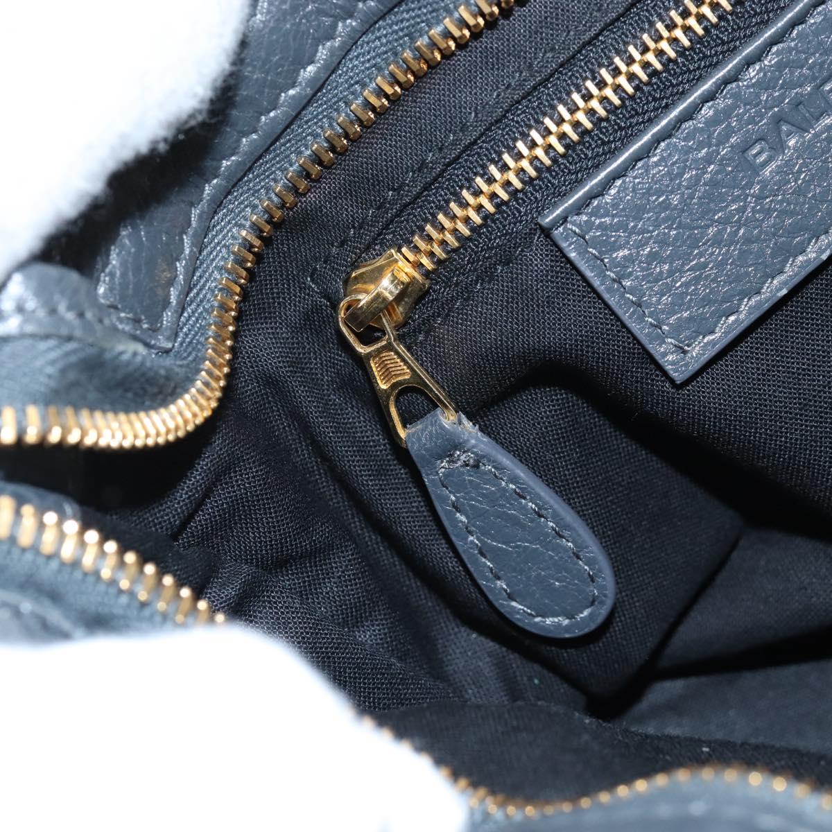 Balenciaga Giant Mini City Hand Bag Leather 2way Gold Gray 309544 Auth ep16934M
