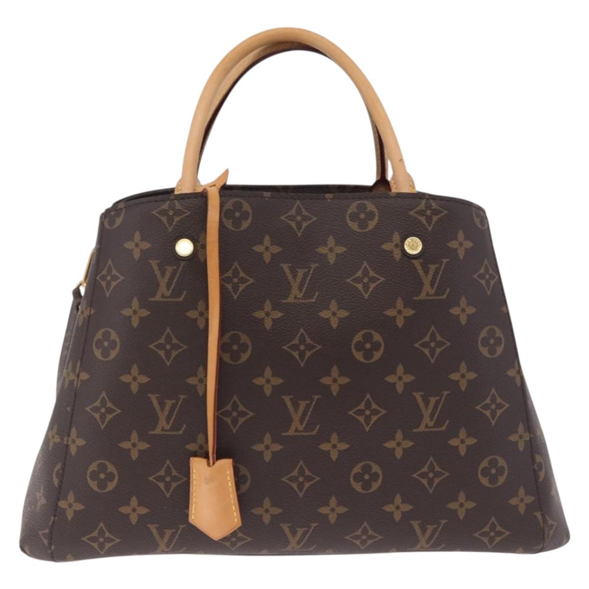 LOUIS VUITTON Monogram Montaigne BB Hand Bag 2way M41055 LV Auth ep16938V