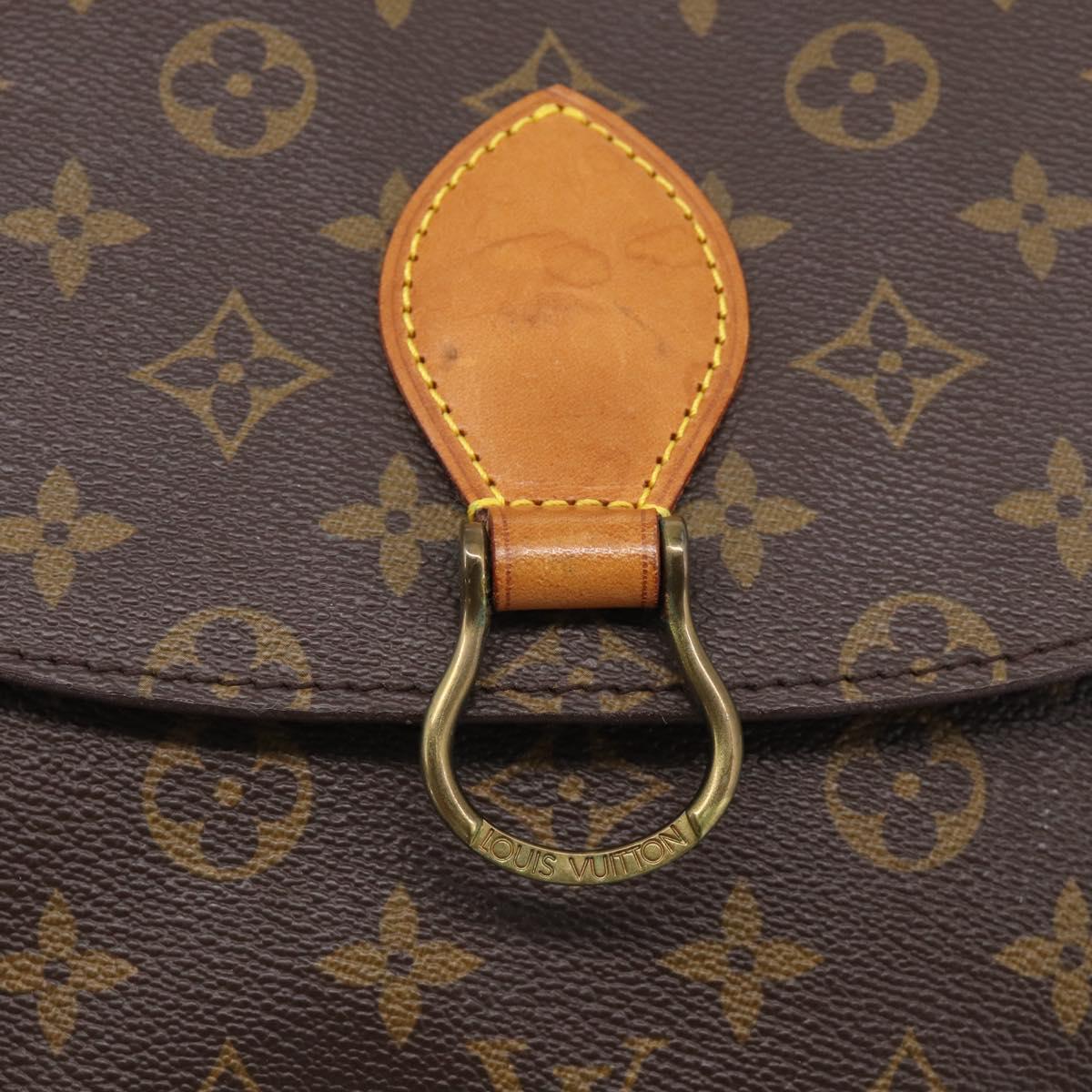 LOUIS VUITTON Monogram Saint Cloud GM Shoulder Bag M51242 LV Auth ep16945