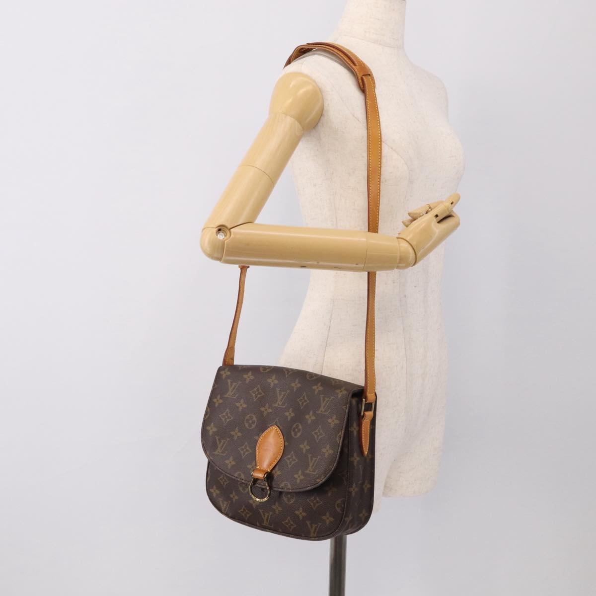 LOUIS VUITTON Monogram Saint Cloud GM Shoulder Bag M51242 LV Auth ep16945