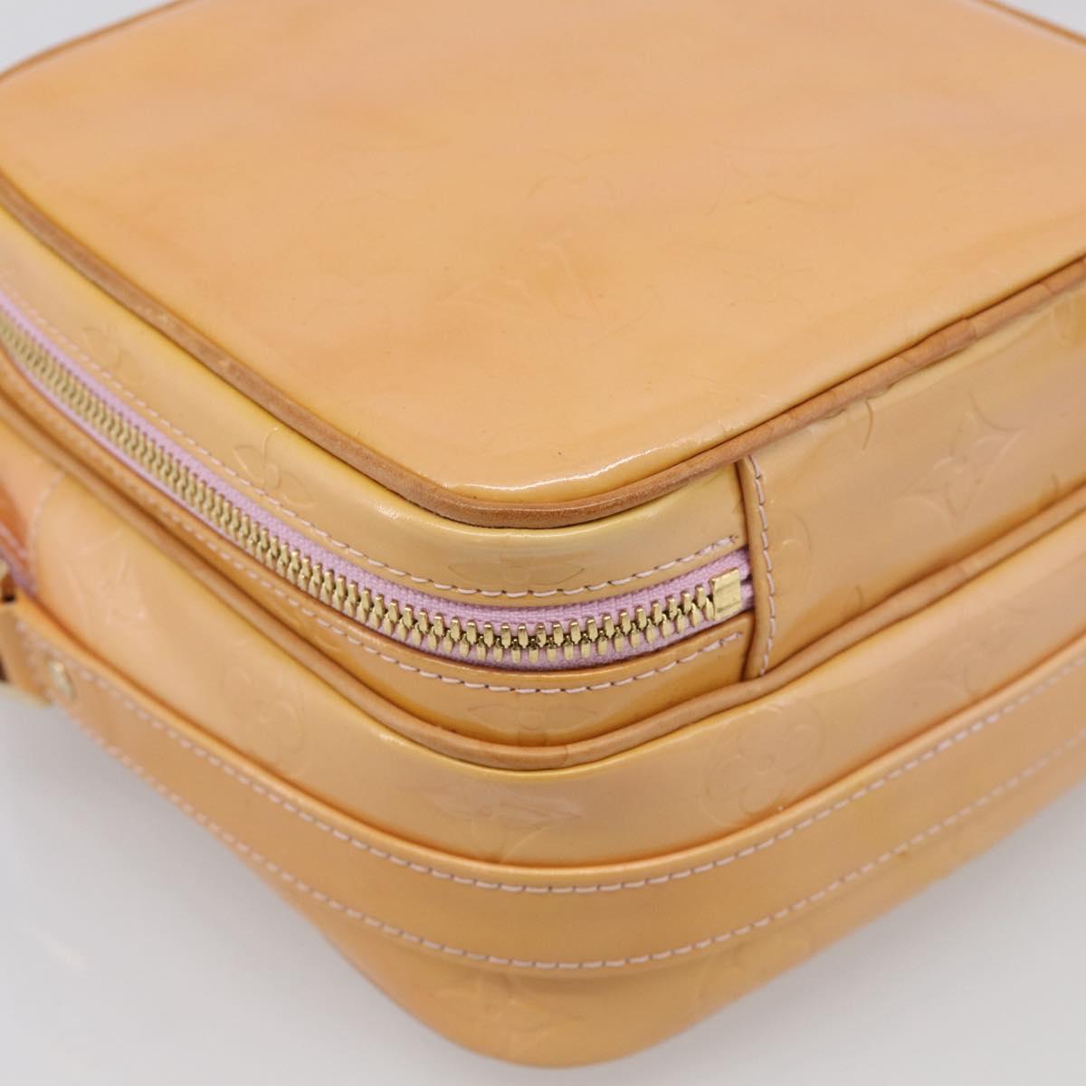 LOUIS VUITTON Monogram Vernis Shoulder Bag Marshmallow Pink M91037 Auth ep16949A