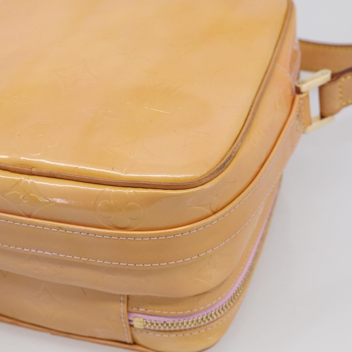 LOUIS VUITTON Monogram Vernis Shoulder Bag Marshmallow Pink M91037 Auth ep16949A