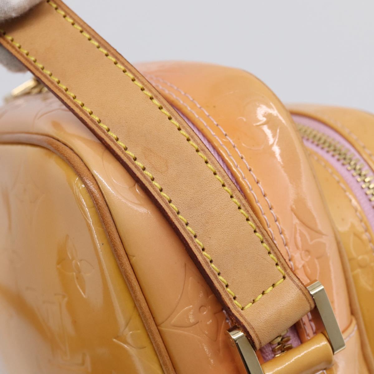 LOUIS VUITTON Monogram Vernis Shoulder Bag Marshmallow Pink M91037 Auth ep16949A