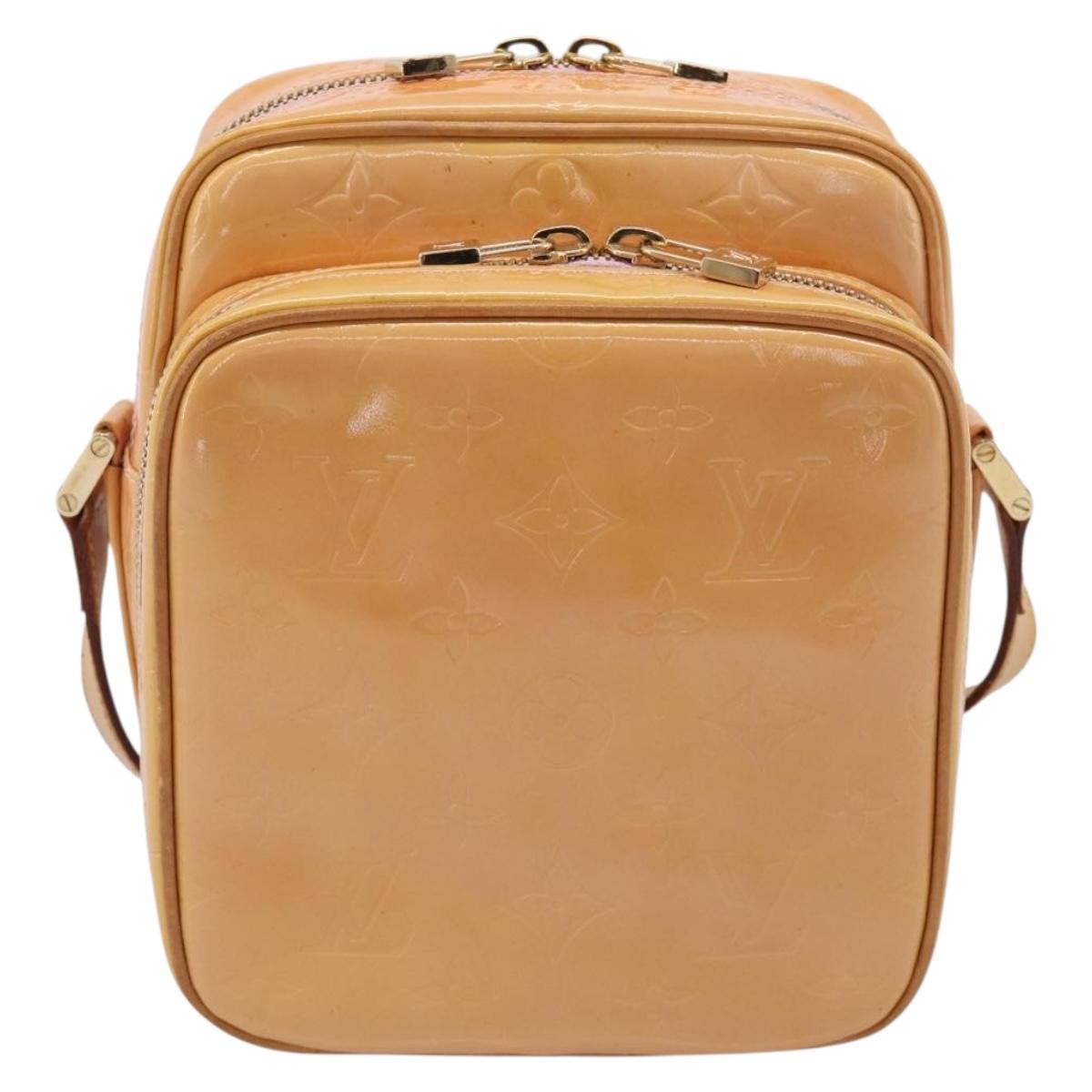 LOUIS VUITTON Monogram Vernis Shoulder Bag Marshmallow Pink M91037 Auth ep16949A