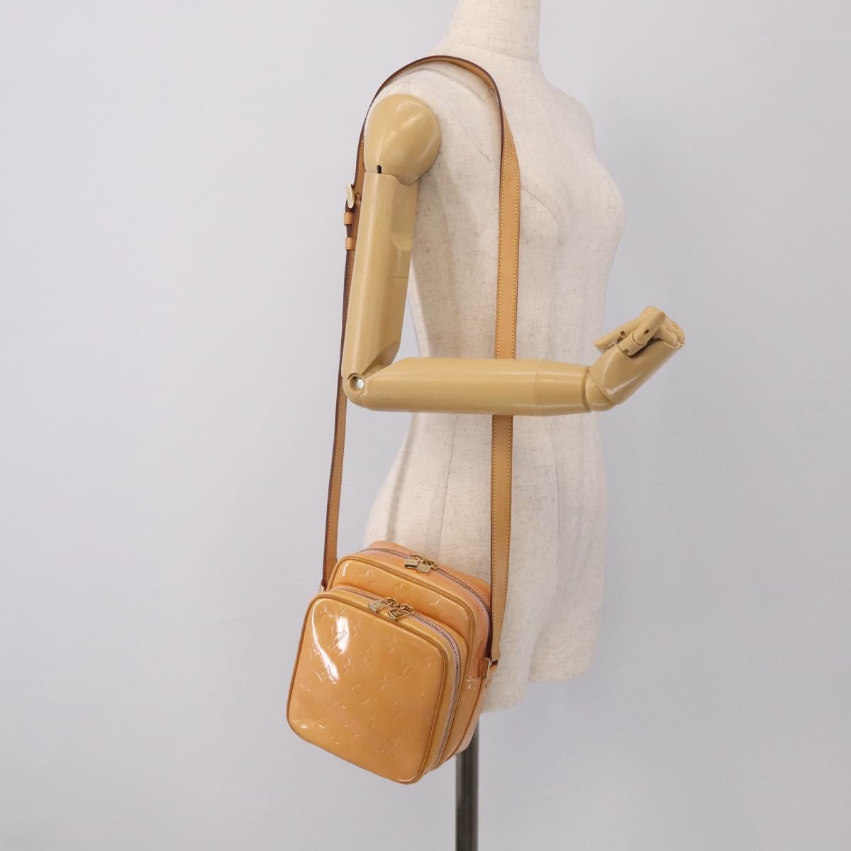 LOUIS VUITTON Monogram Vernis Shoulder Bag Marshmallow Pink M91037 Auth ep16949A